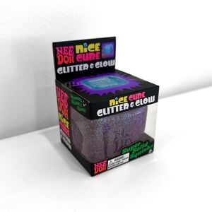 Needoh Glitter and Glow Nice Cube Purple